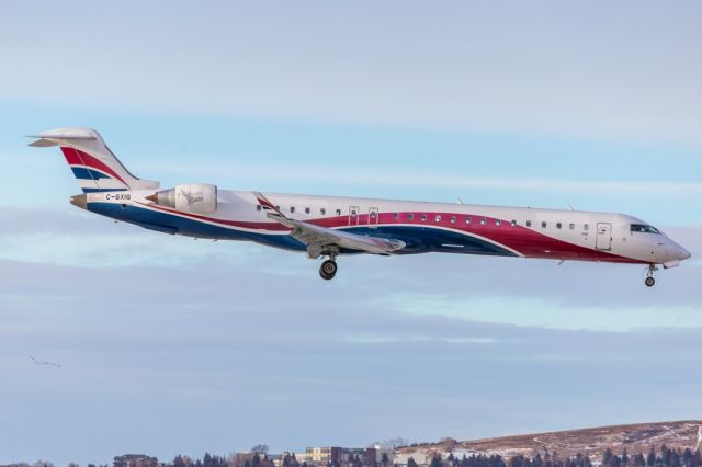 Canadair Regional Jet CRJ-900 (C-GXIG) - The former 5N-JEB on final for 35L on lease return. 