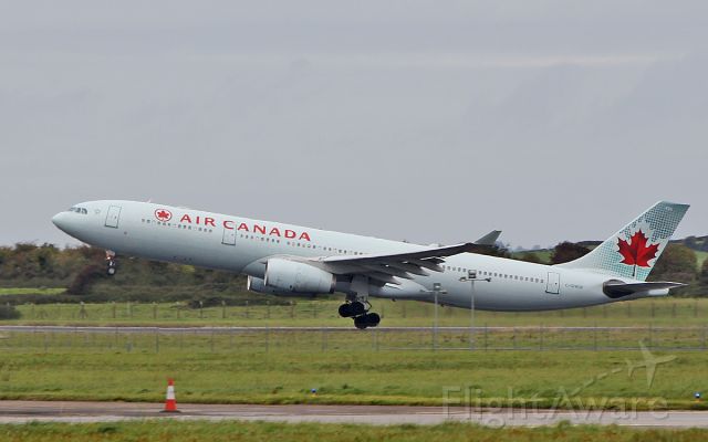 Airbus A330-300 (C-GHKW) - air canada a330-343 c-ghkw dep shannon for montreal 25/9/18.