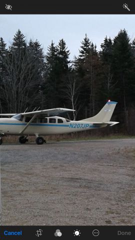 Cessna T207 Turbo Stationair 8 (N207JP) - On EMS duty in Maine