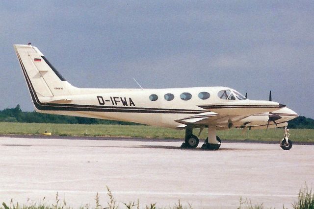 Cessna 340 (D-IFWA) - Seen here in Jun-89.