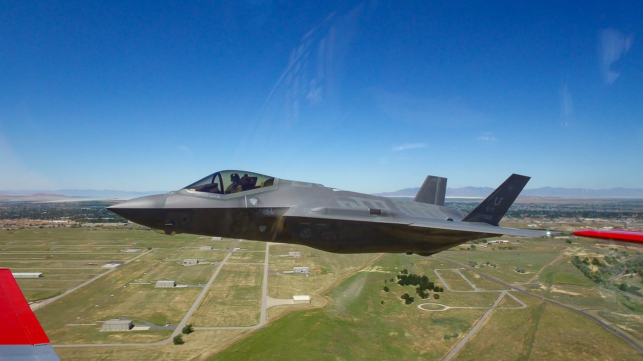 Lockheed F-35C (11-5030) - Aircraft photographed from the back seat of N151AF.