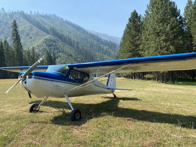 Cessna 140 (N2234V) - Airplane camping!