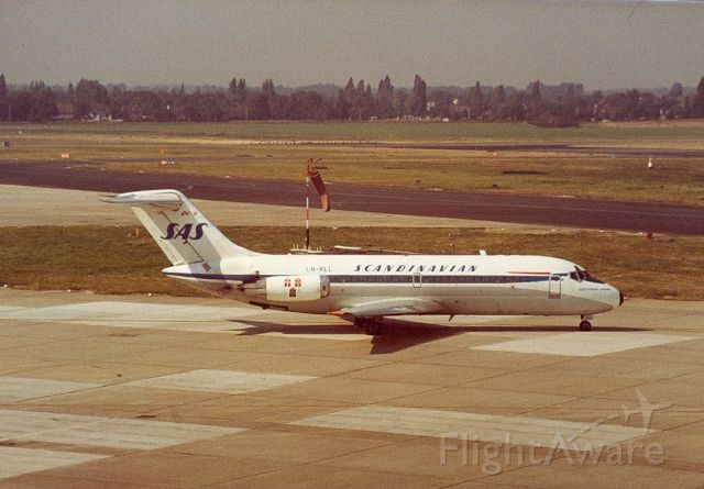 McDonnell Douglas DC-9-20 (LN-RLL) - SAS DC9-21 cn47301 (jaar sep 1983)