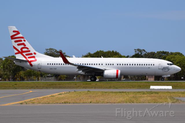 — — - Virgin Australia Boeing 737-8FE VH-YIF backtracking for take off on Rwy 36 at Sunshine Cost A/P Nov 3, 2014