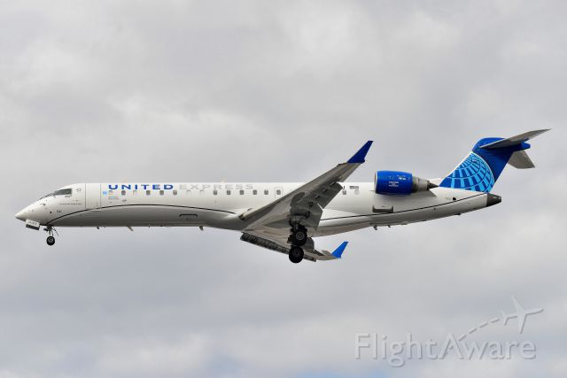 N541GJ — - My first glimpse of the new Bombardier CRJ 550 23-L at KIND on 11-06-19. First photo of this aircraft on the database.