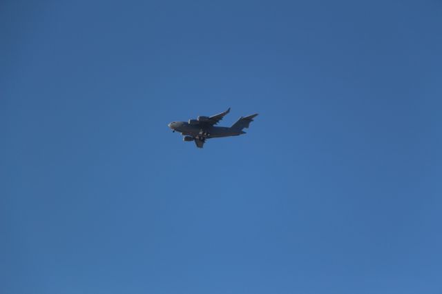 — — - C-17 Over Castlegar, BC