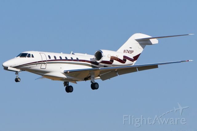 Cessna Citation X (N749P) - Arriving back home to Modesto.