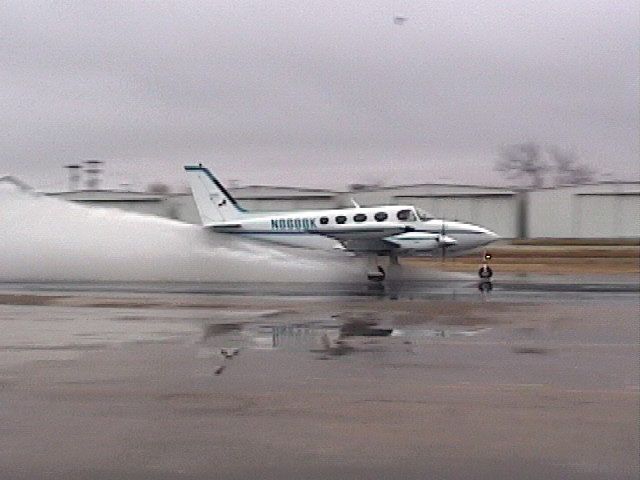 Cessna 340 (N8688K) - Departing after the Cotton Bowl