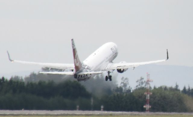 Boeing 737-800 (DQ-FJH) - This Fiji Airways 737-800 has taken off at Christchurch Intl Airport.