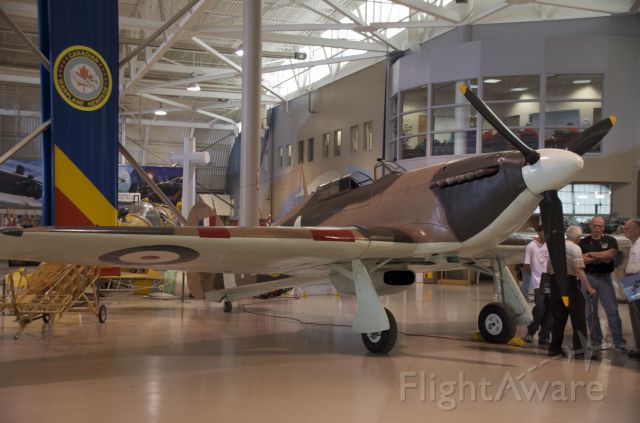 C-GCWH — - Hawker Hurricane on display at the Canadian Warplane Heritage Museum, Hamilton, Ontario.