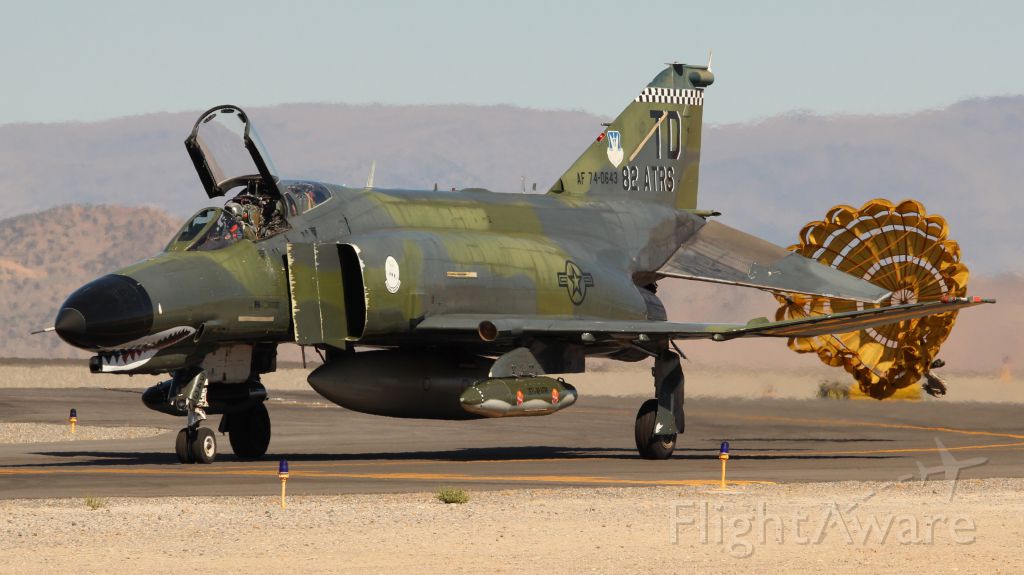 74-0643 — - QF-4 Makes one of its last appearances at the Reno Air Races.