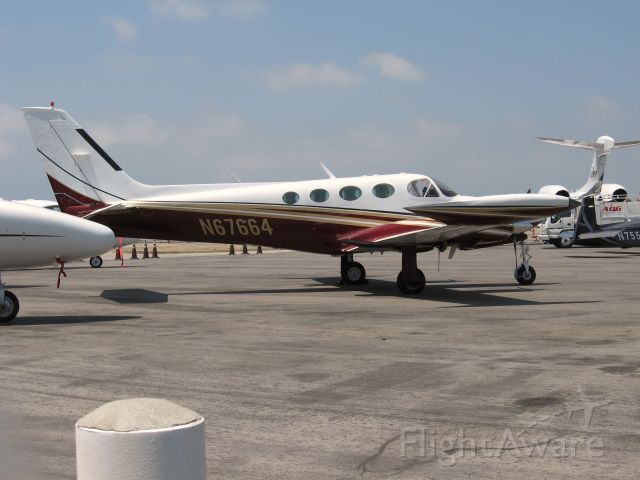 Cessna 340 (N67664) - Parked at Santa Ana