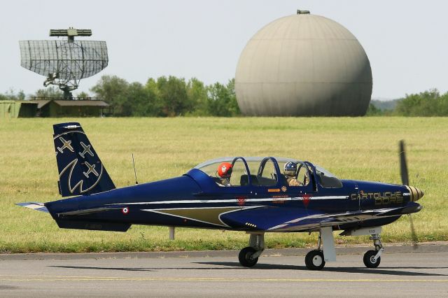 OGMA TB-30 Epsilon (F-SEYD) - Socata TB-30 Epsilon Cartouche Doré, Avord Air Base 702 (LFOA) in june 2012