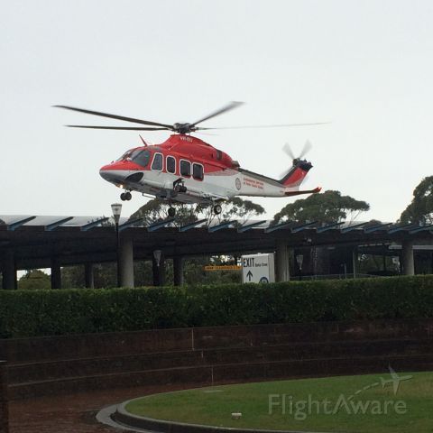 BELL-AGUSTA AB-139 (VH-SYJ) - Prince of Wales Hospital Heli pad Sydney Australia.
