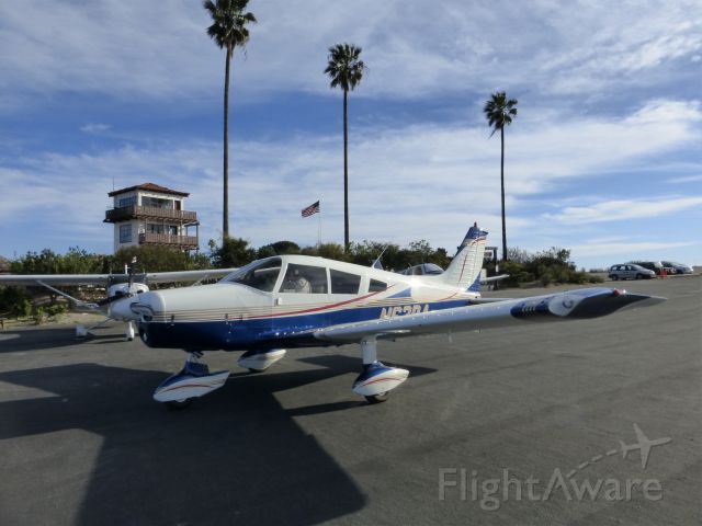 Piper Cherokee (N63BA) - N63BA Cleared For Departure - Catalina Island