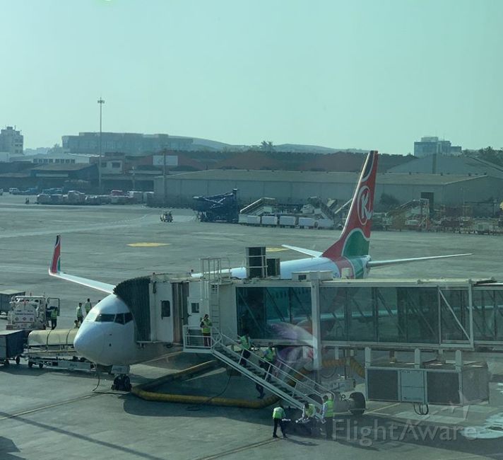 Boeing 737-800 — - Off as KQA211 to Nairobi, Kenya