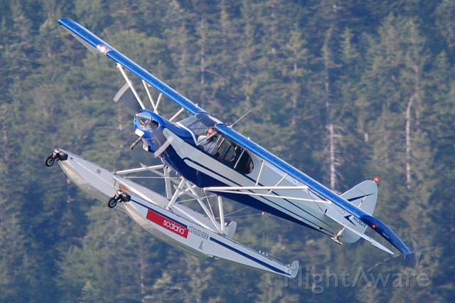 Piper L-21 Super Cub (N5362X) - Scalaria 2013 Wolfgangsee, Austria