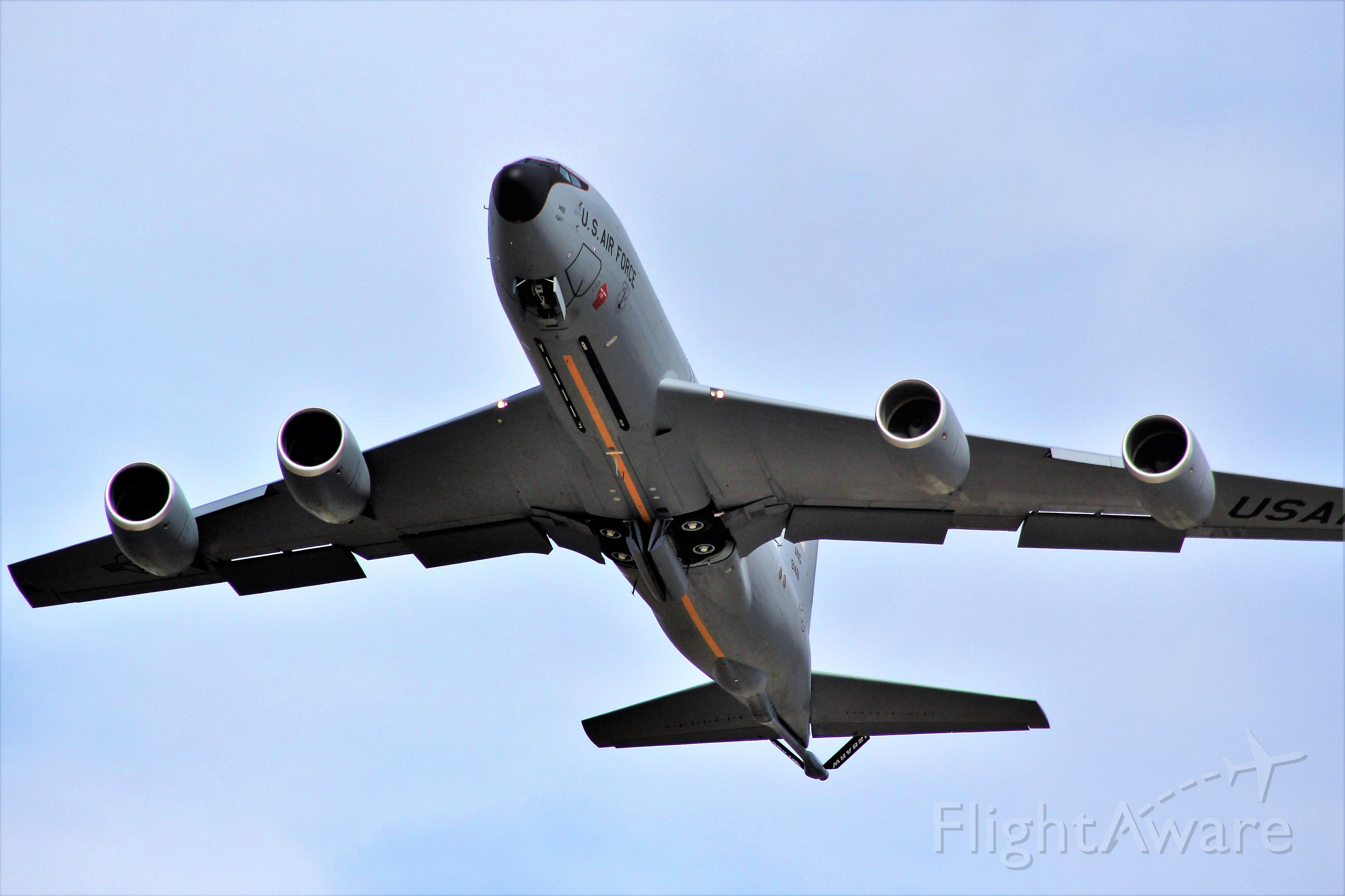 Boeing C-135B Stratolifter — - "Over the Numbers"br /br /128th Air Refueling Wing in Action.  