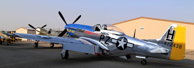 North American P-51 Mustang (N7551T) - Warbird Roundup 2018 at Warhawk Air Museum, Nampa, ID, 25 Aug 18