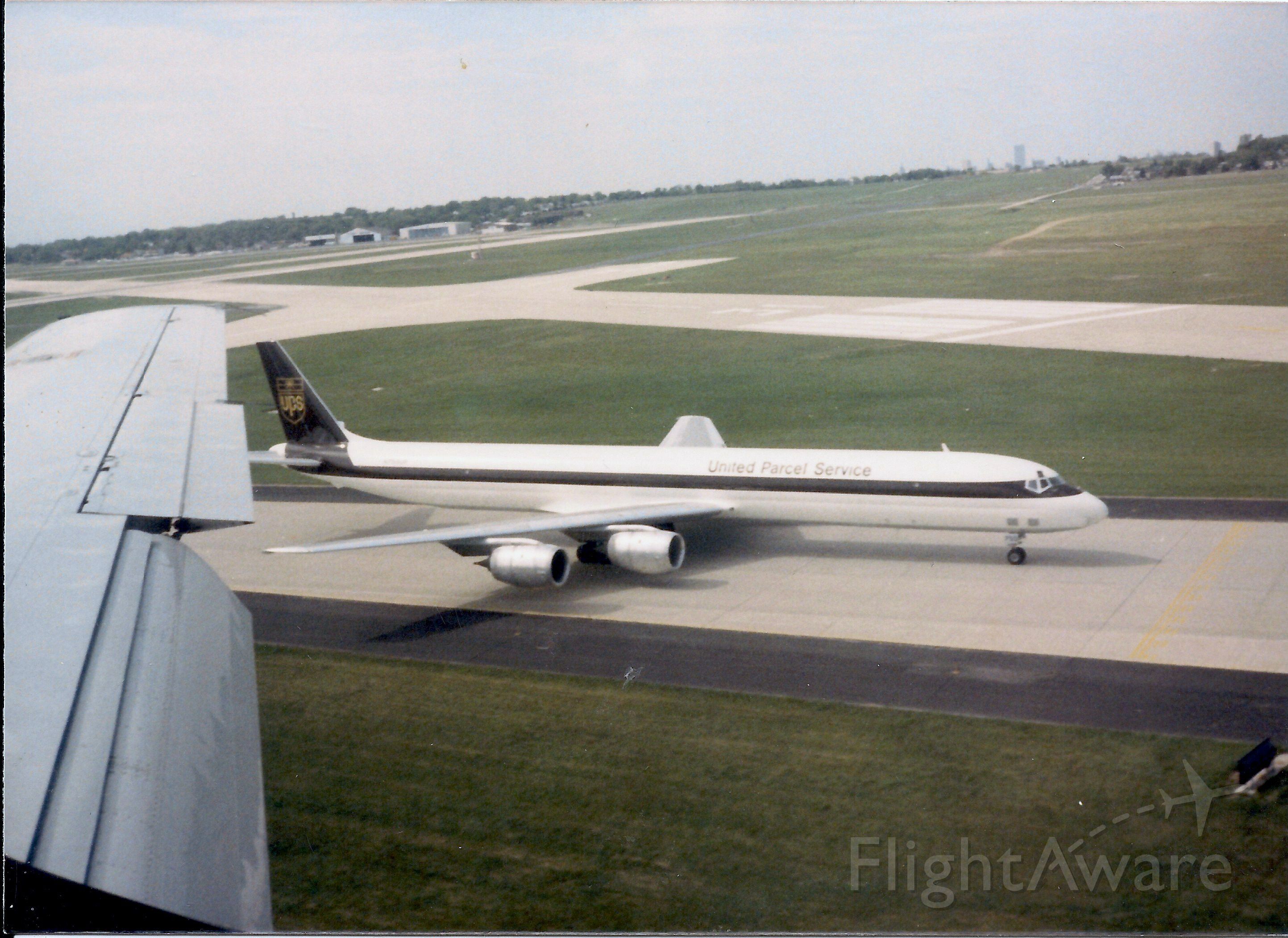 McDonnell Douglas DC-8-70 — - Taken from a JS-31 KOSH-KMKE back in  1989.