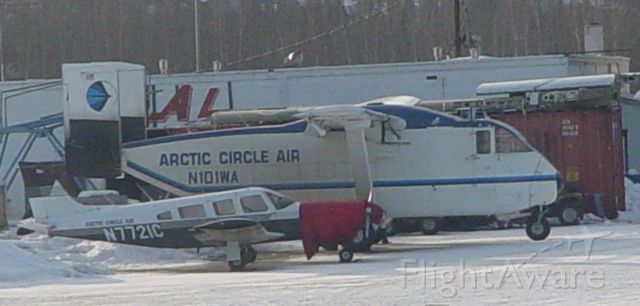Short Skyvan (N101WA) - Parked at Fairbanks International Airport in April, 2006.