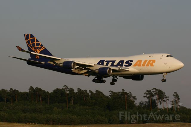 Boeing 747-400 (N493MC) - July 14, 2005 - evening arrival at Luxembourg 