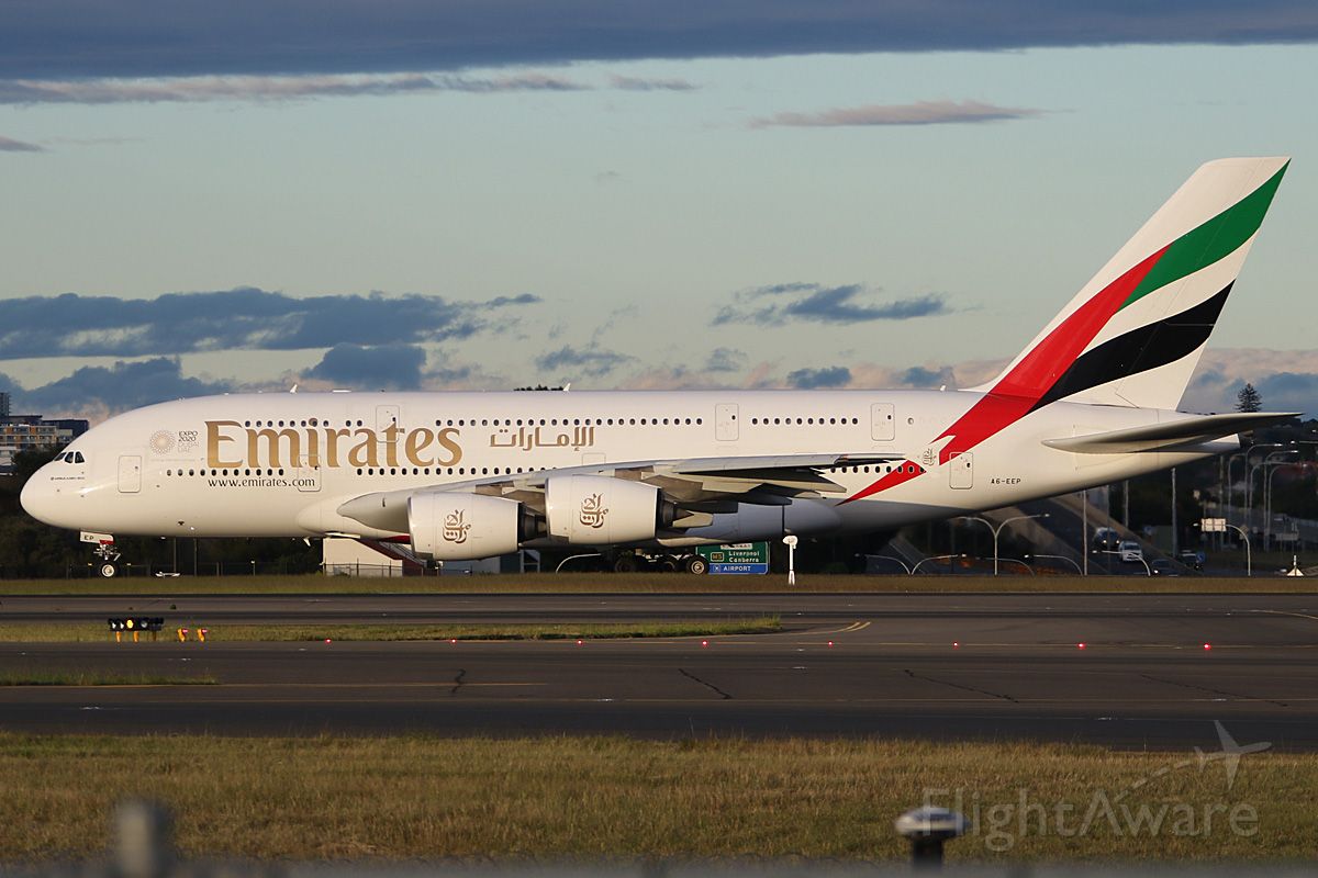 Airbus A380-800 (A6-EEP) - on 24 November 2018