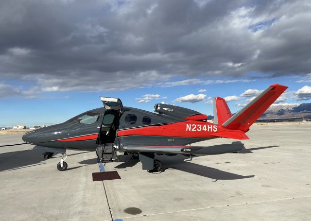 Cirrus Vision SF50 (N234HS) - I took this photo after landing in ABQ. 
