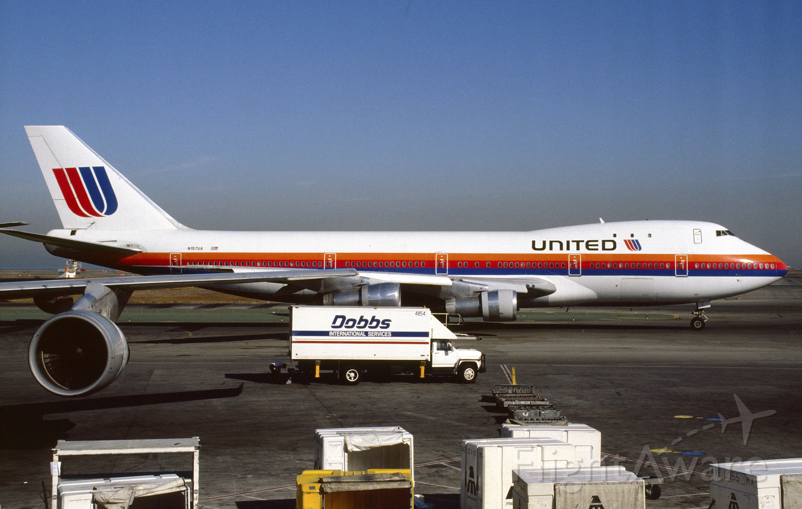 BOEING 747-100 (N157UA) - October 1991 at SFO