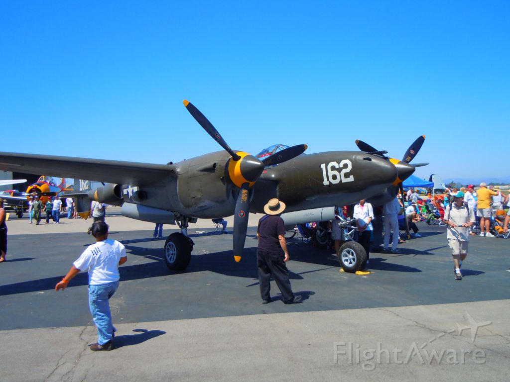Lockheed P-38 Lightning — - P-38 at Camarillo airport airshow 8/21/10