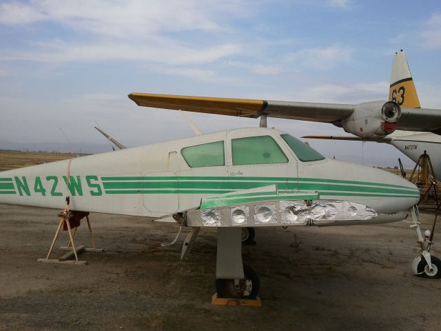 Cessna 310 (N42WS) - Found N42WS (1955 CESSNA 310) at Sequoia Field (FAA: D86) in Visalia, CA on May 5, 2013.