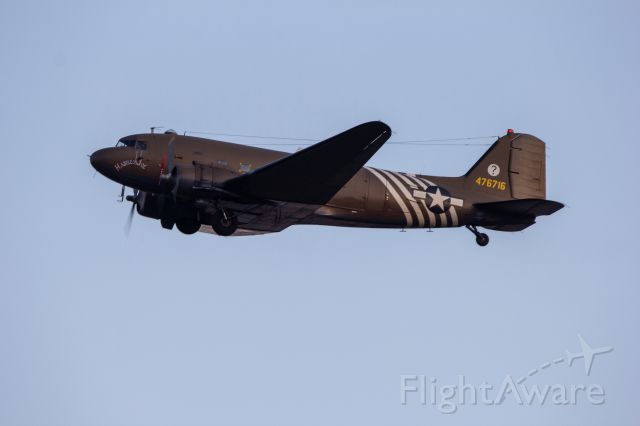 Douglas DC-3 (N8704) - Douglas 8704 departing off 23R for a Air Adventure down in Indiana.