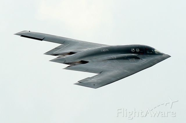 Northrop Spirit (82-1071) - The elusive B-2 Spirit of Mississippi on a fly-by at McGuire AFB