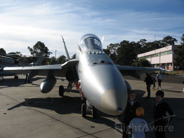 RAAF — - View of the sharp  end.F/A 18 Hornet