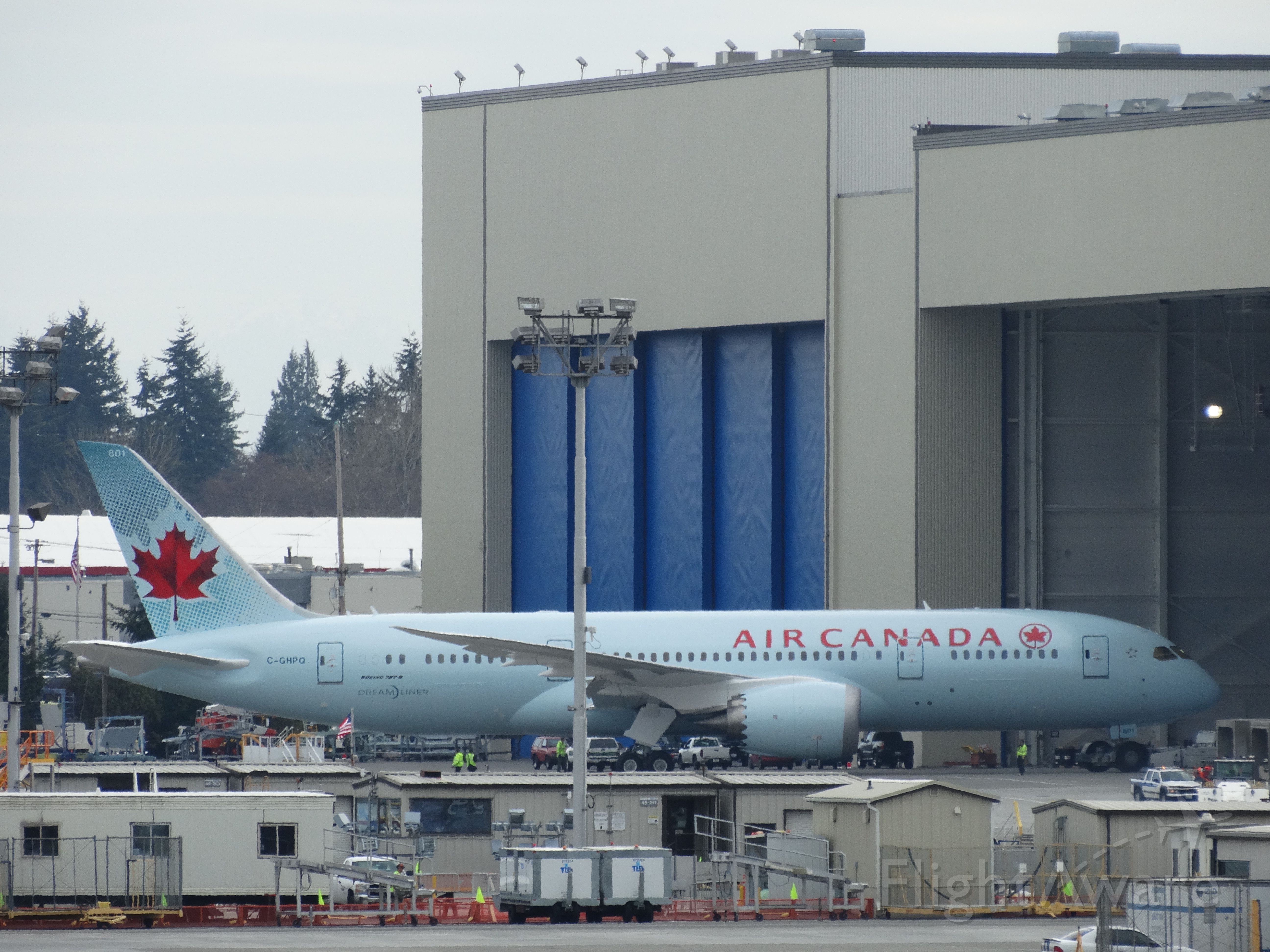C-GHPQ — - 1st Air Canada 787 fresh out of the paint shop