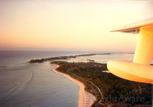 N117FB — - This is what it looked like in 1985 when you were headed home to Watson Island from Nassau in an Albatross passing Bimini just about sunset.