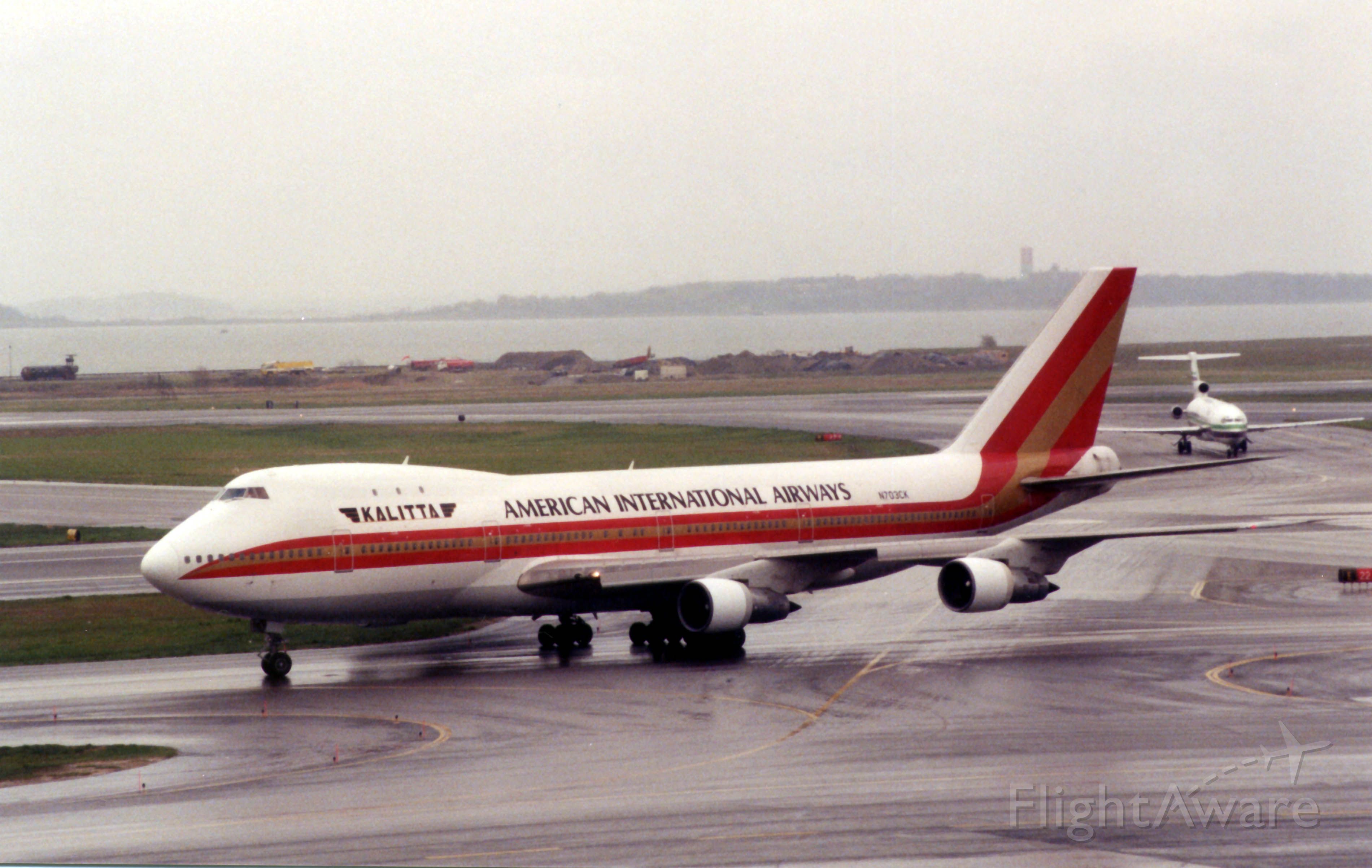 Boeing 747-200 (N703CK) - Doing a school vacation charter with MIami Air B727 in back in April 1998