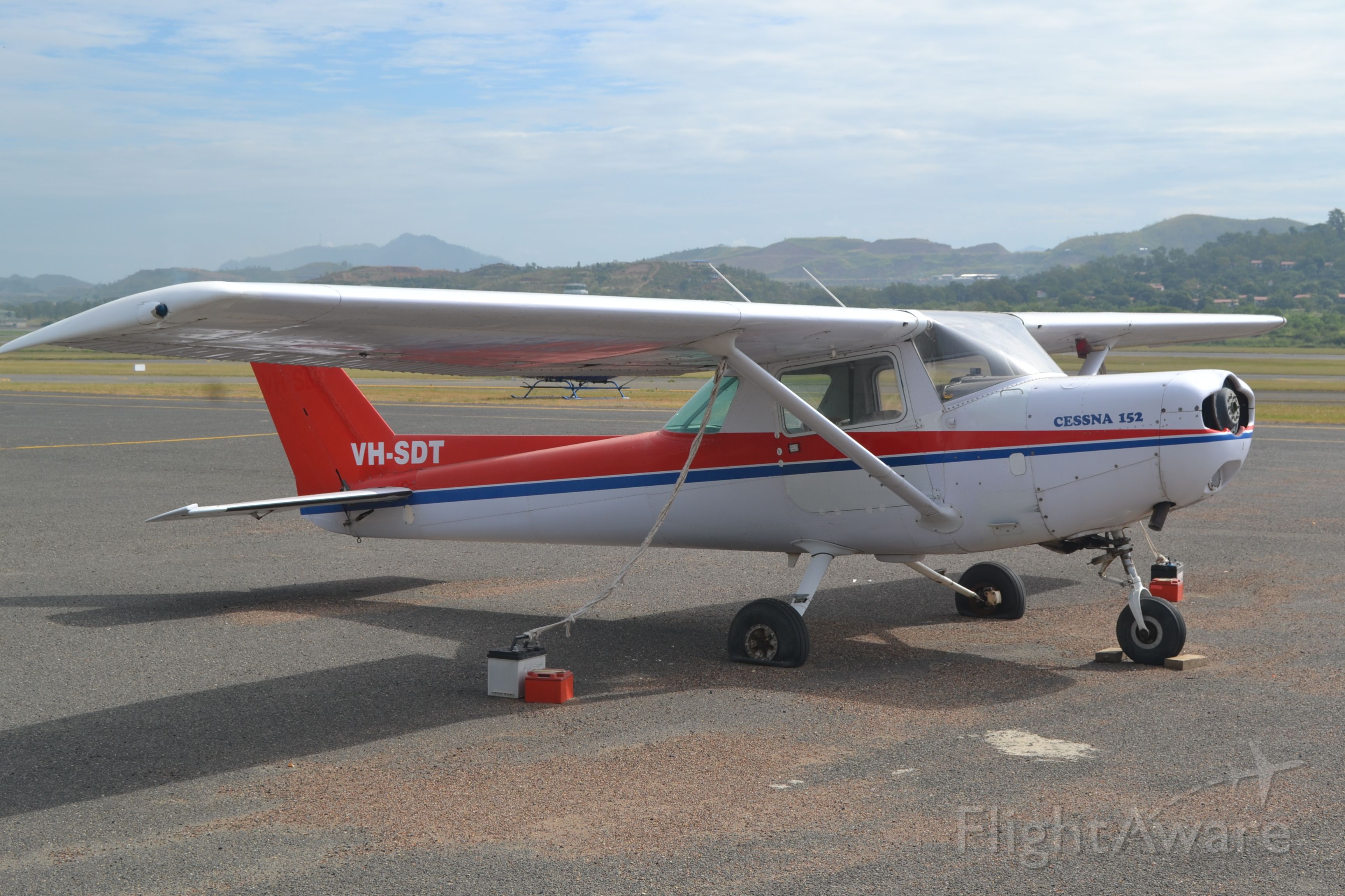 Cessna 152 (VH-SDT) - Pictured at Jackson's Field (Port Moresby International) in April 2014.br /br /The aircraft has since relocated back to Australia