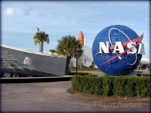 — — - NASA Complex Entrance...
