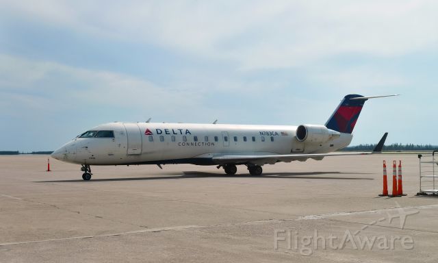 Canadair Regional Jet CRJ-100 (N783CA) - Delta Bombardier CRJ-100ER N783CA in Marquette, MI