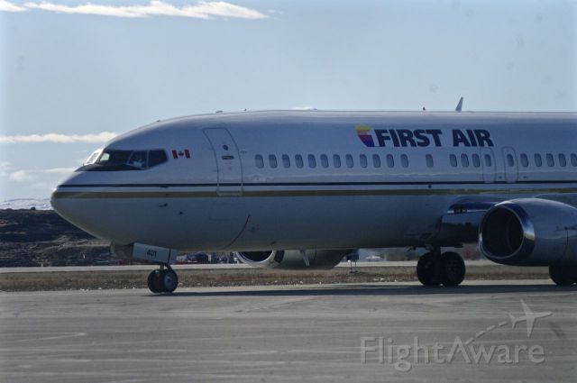 BOEING 737-400 (C-FLER) - One week it was Flair Air and Now its First Air