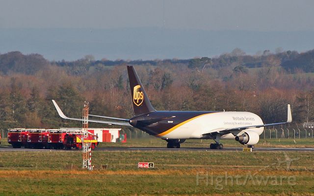 BOEING 767-300 (N344UP) - ups b767-34af(er) n344up diverting to shannon while routing philadelphia to cologne 18/11/18.
