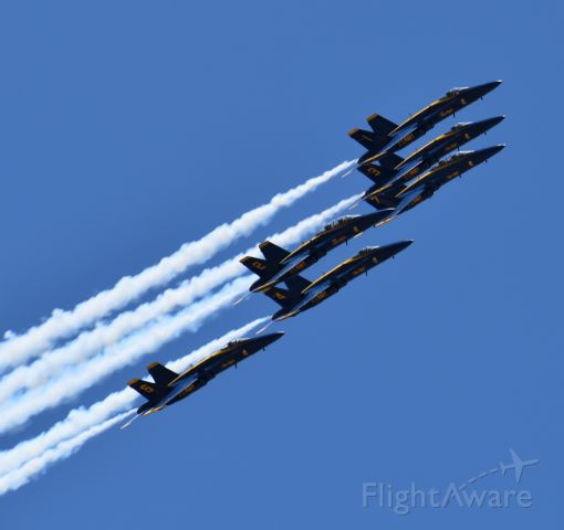 — — - May 2020 Blue Angels Covid flyover of west Houston