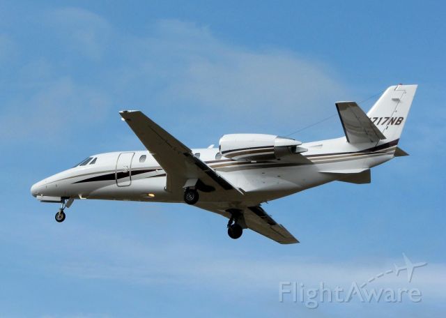 Cessna Citation Excel/XLS (N717NB) - Landing at Shreveport Regional.