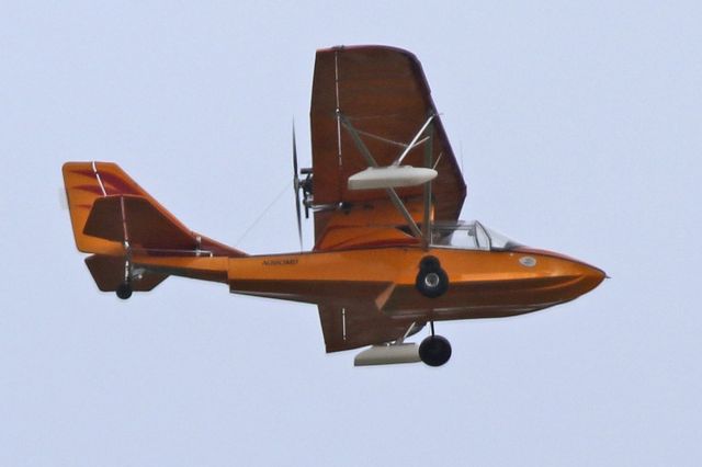 PROGRESSIVE AERODYNE SeaRey (N360MD) - Florman-002 Searey - takes off from Van Nuys Airport. 