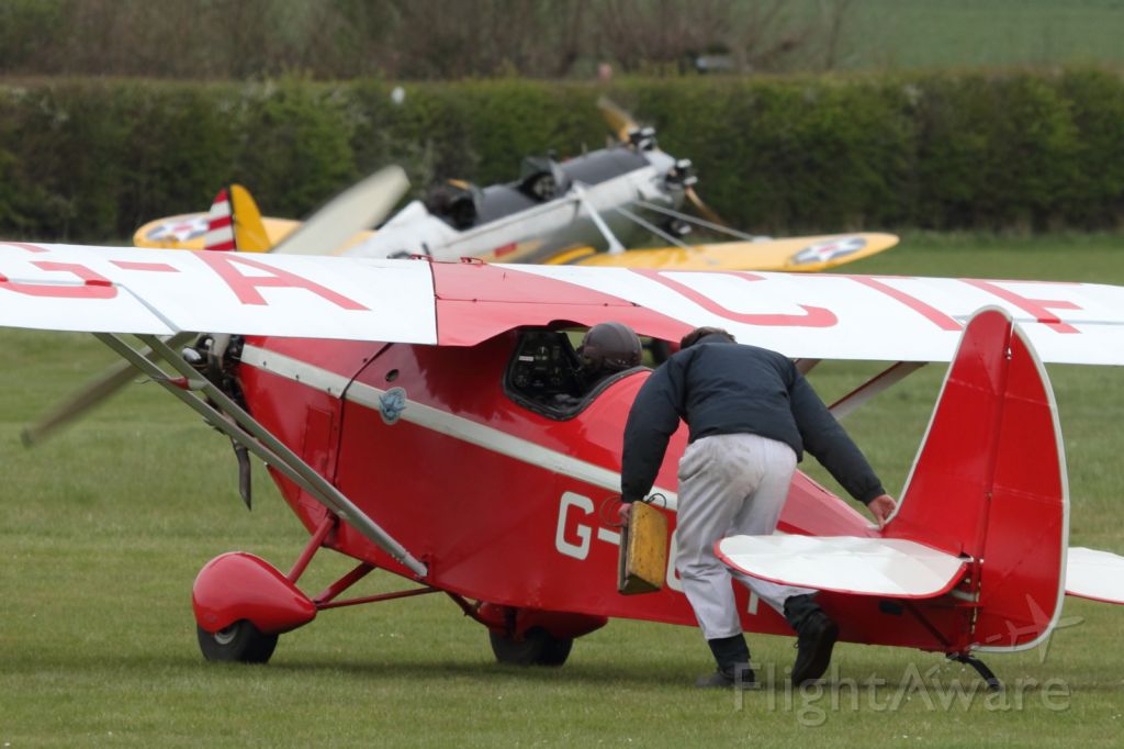 G-ACTF — - Vintage aircraft on display at Old Warden Aerodrome, part of the Shuttleworth Collection.