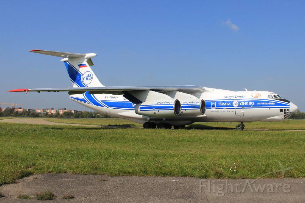 Ilyushin Il-76 (RA-76951) - brought other Boeing parts of the old Lufthansa Boeing 737-200 D-ABCE "Landshut" which was hijacked in 1977