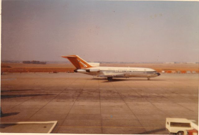 Boeing 727-100 — - My dad took this around 1970 at what was then known as Jan Smuts Airport.