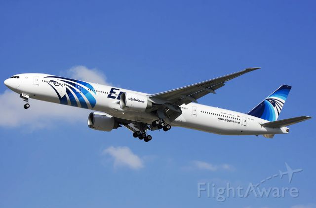 BOEING 777-300ER (SU-GDN) - EgyptAir Boeing 777-300ER takeoff from Cairo International Airport