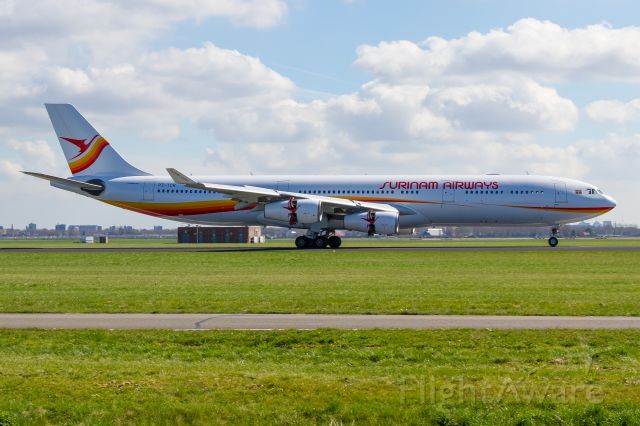 Airbus A340-300 (PZ-TCR) - 09.04.2016